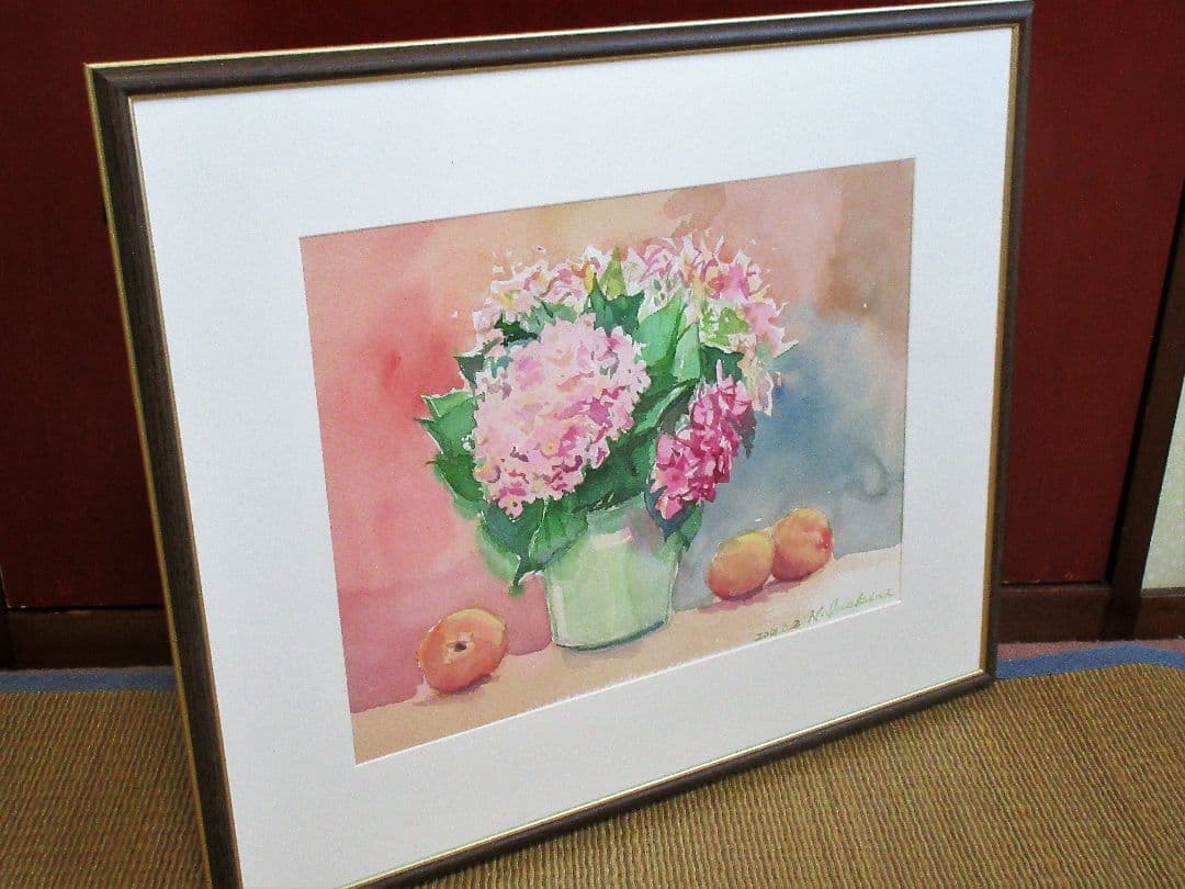 水彩画「紫陽花」