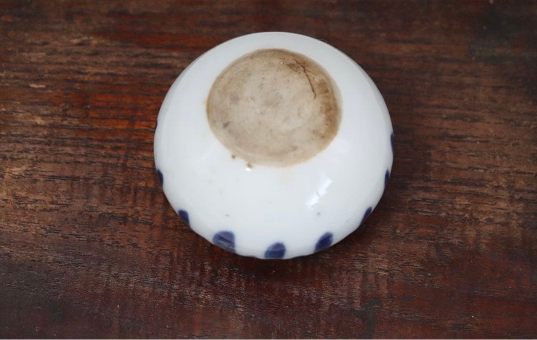 中国　清時代　染付　水滴　送料込み0906