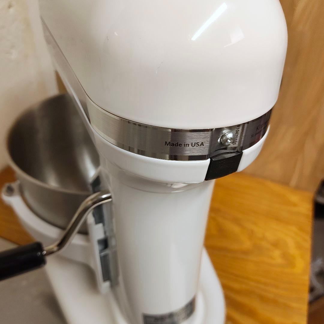 【整備済、使用少】KSM7WH KitchenAid キッチンエイド　ホワイト