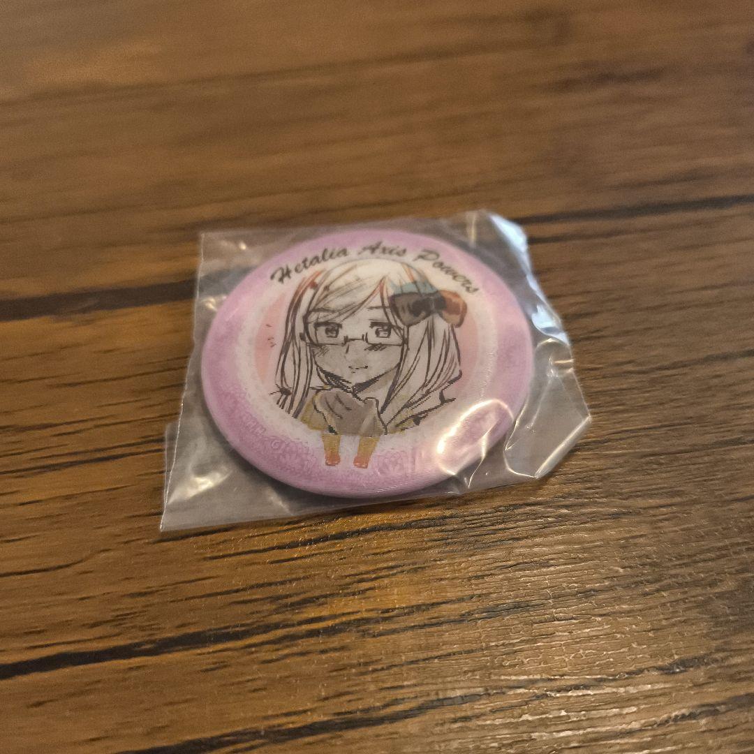 ヘタリア　チェンジング缶バッジ　モナコ　女の子だらけだよっ！