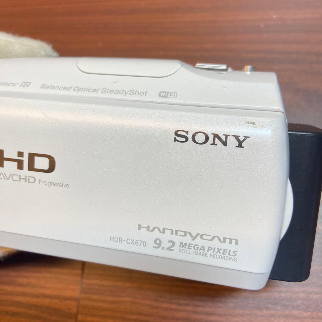 SONY HDR-CX670 ビデオカメラ ほぼ新品 4649