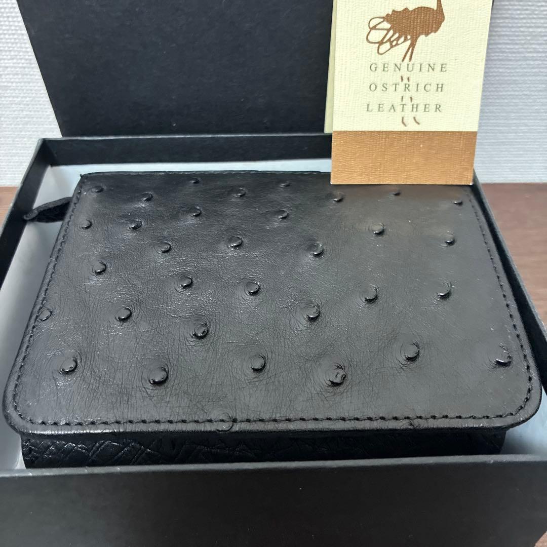 OSTRICH オーストリッチ　二つ折り財布　未使用保管品