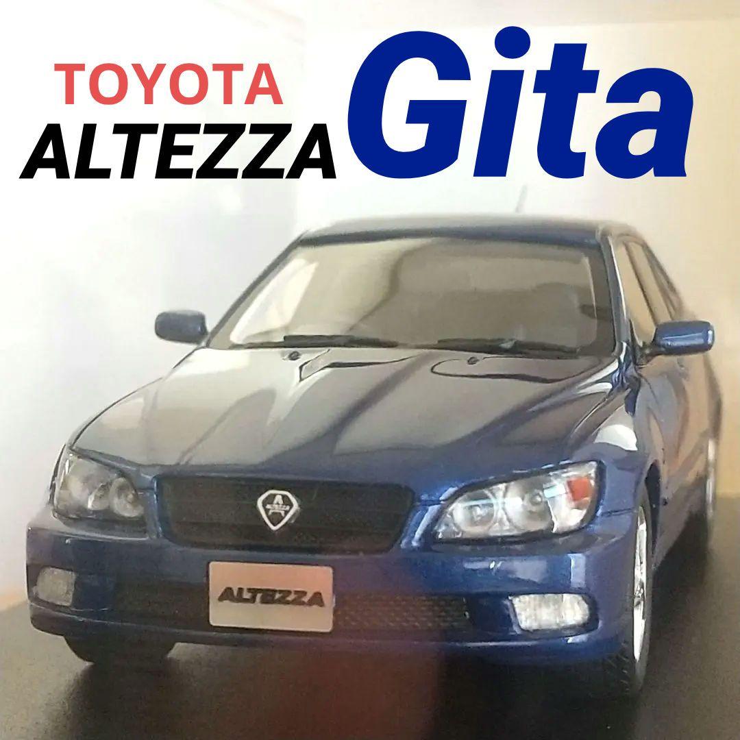 トヨタ アルテッツァジータ ダークブルーマイカ ハイストーリー ミニカー