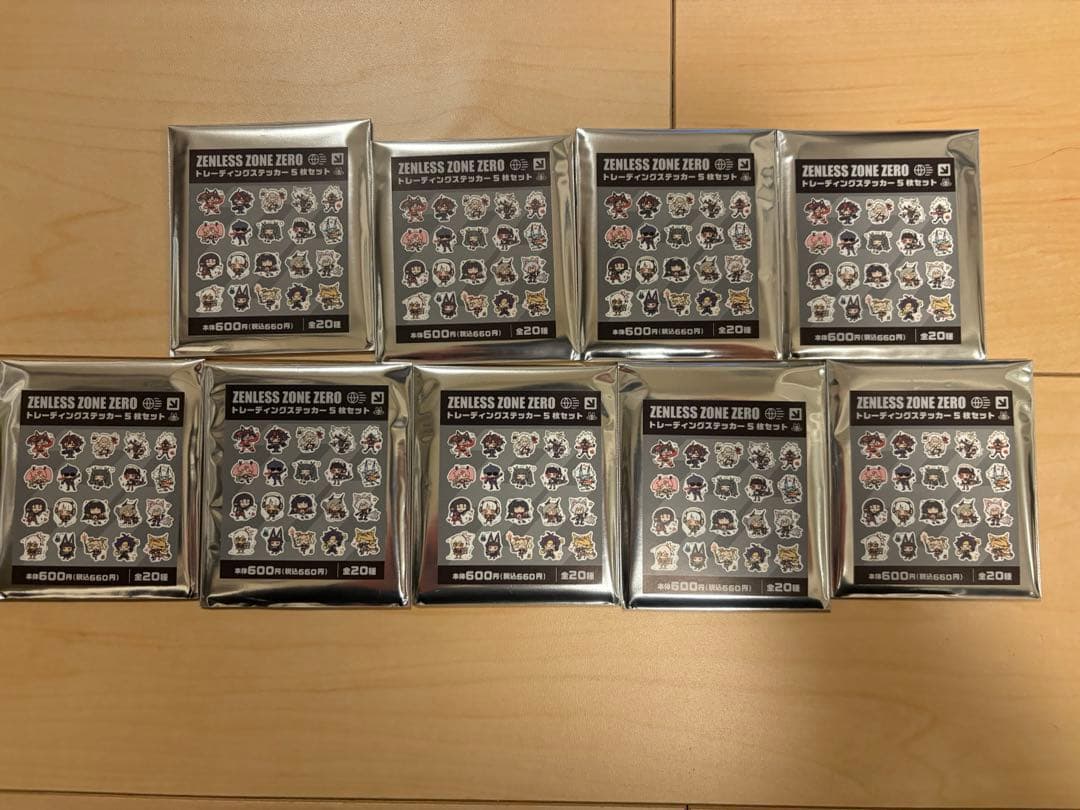 ゼンレスゾーンゼロ　ゼンゼロ　トレーディングステッカー　9個