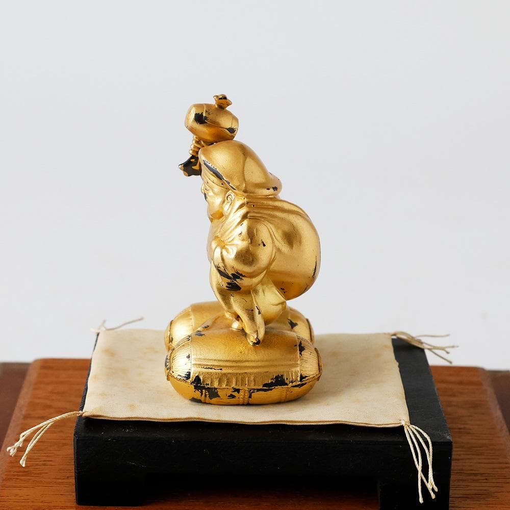 T 純銀製　銀製　大黒様　　置物　刻印有　純銀約73g