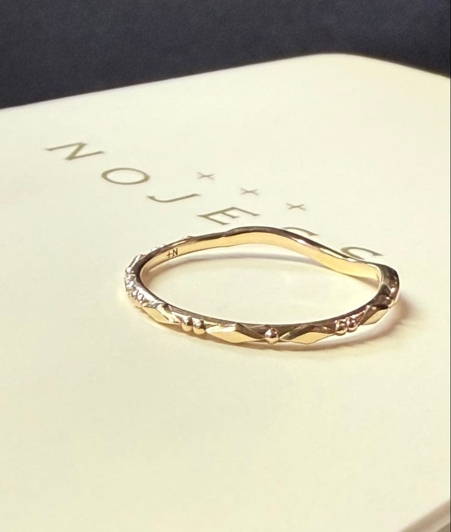 ◼️現行品◼️【NOJESS】K10デザインリング