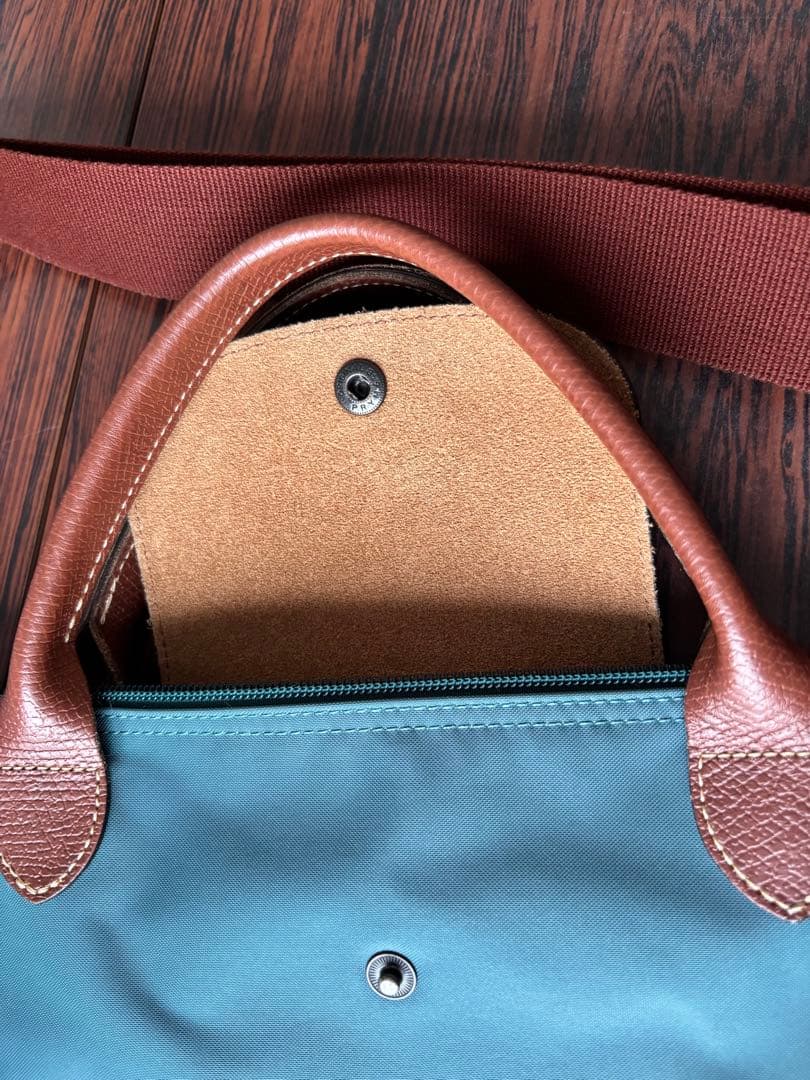 LONGCHAMP グリーントラベルバッグ