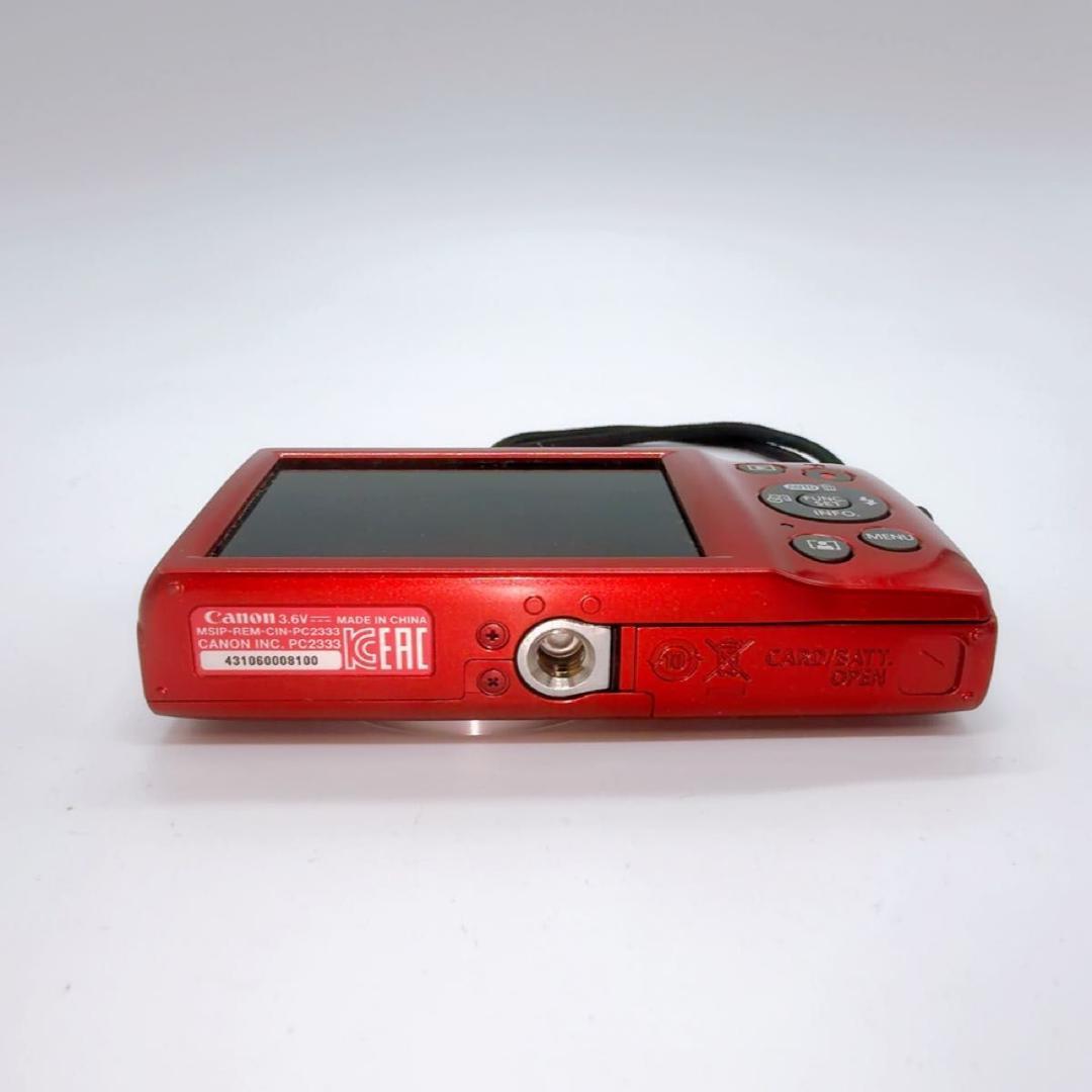 Canon コンパクトデジタルカメラ IXY200 レッド