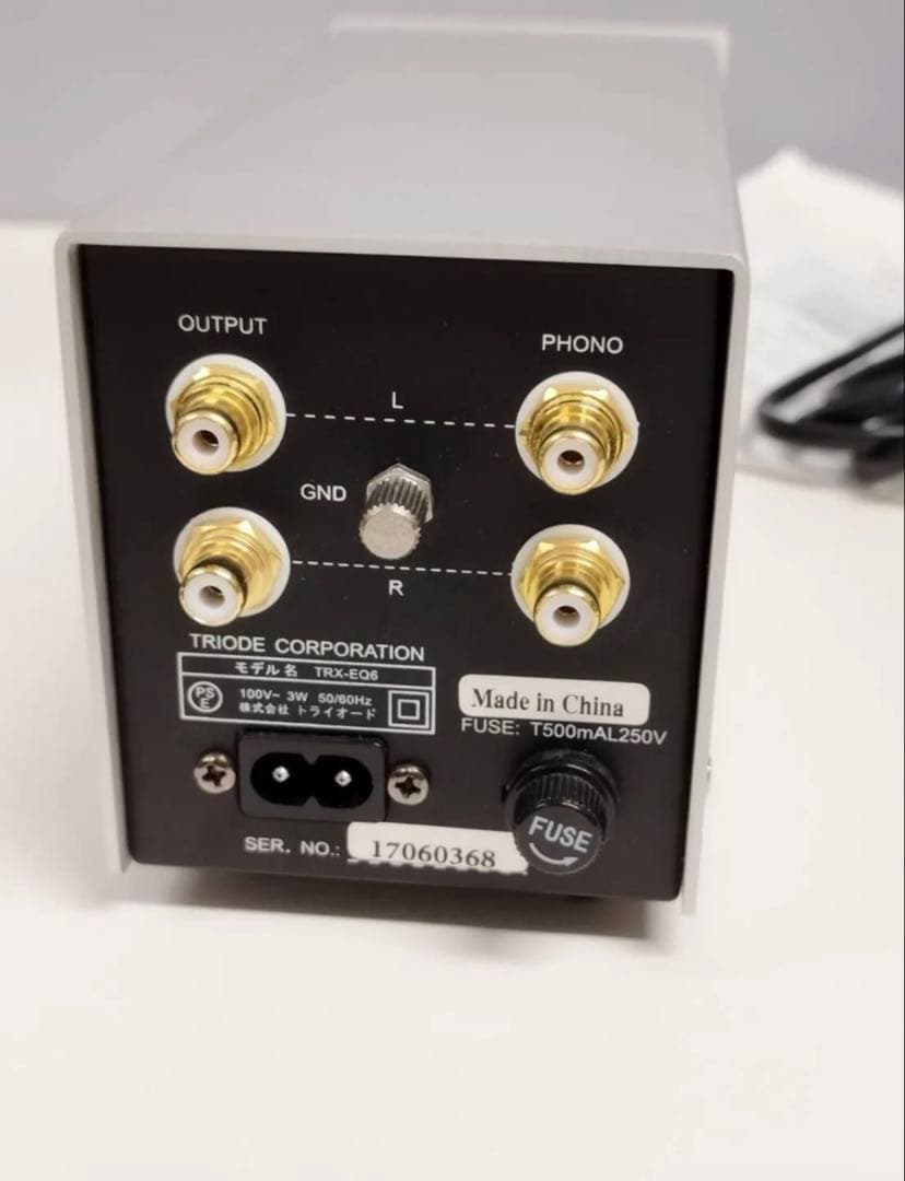 【美品】TRIODE フォノイコライザー TRX-EQ6/アンプ