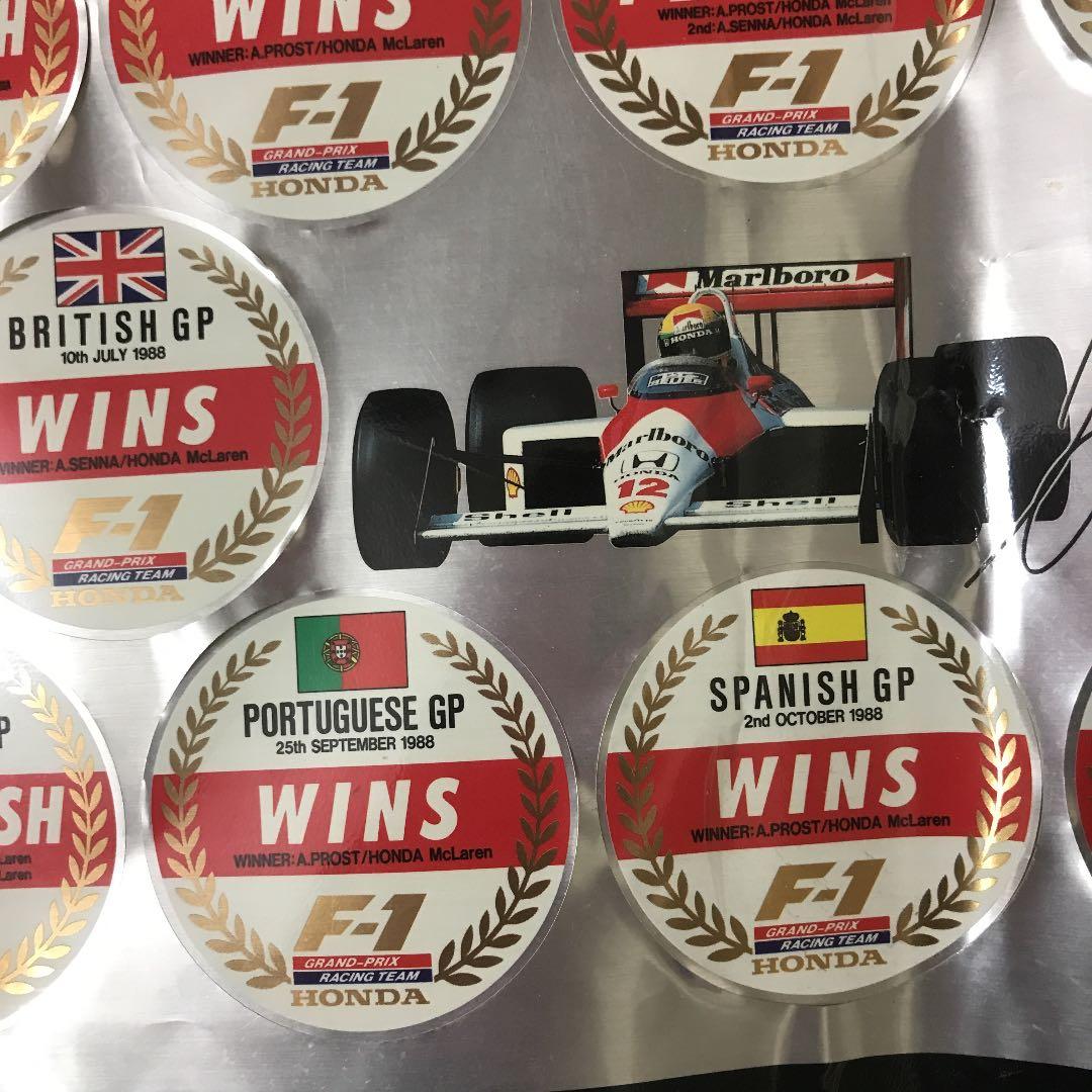 希少全種　HONDA  F1  1988  記念ステッカー