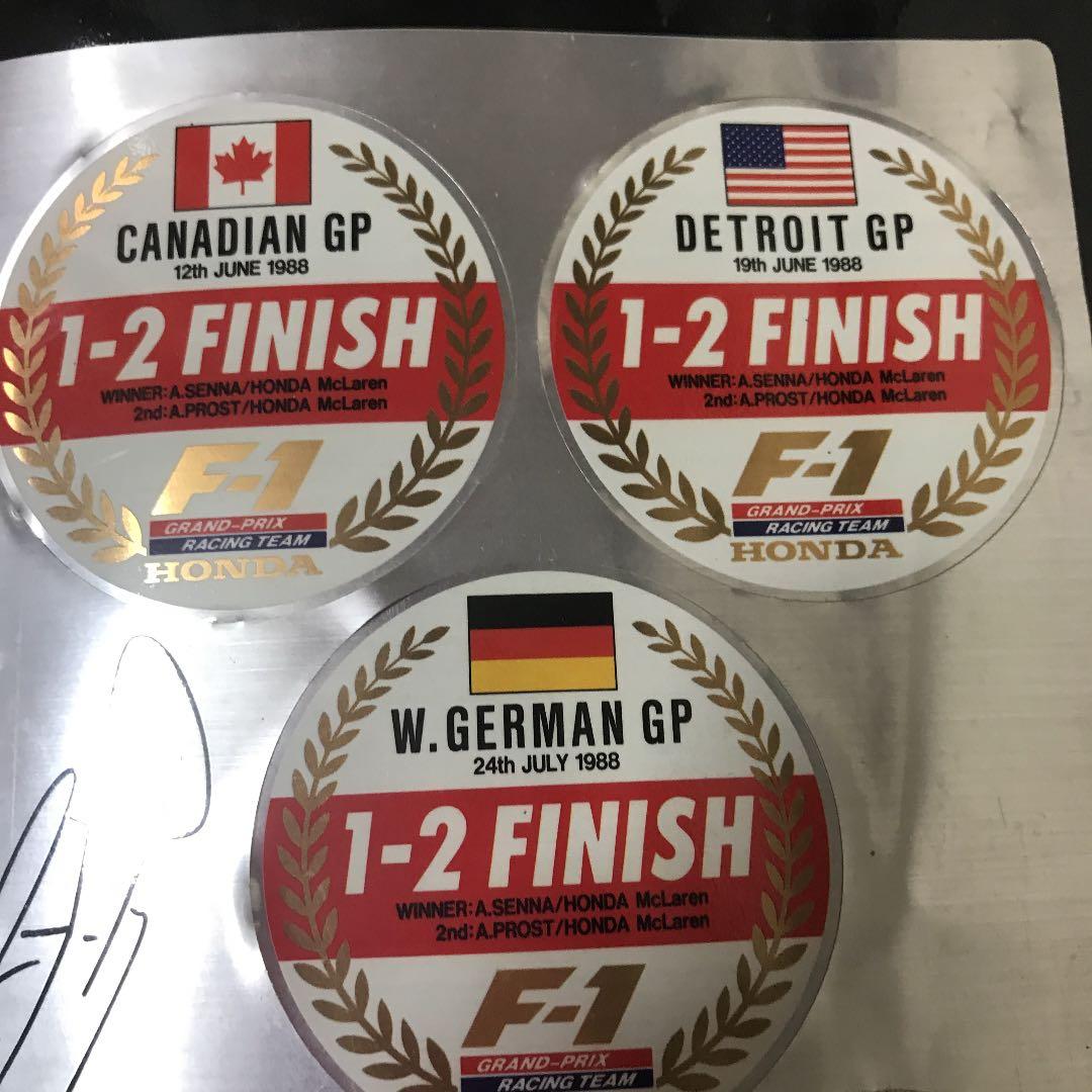 希少全種　HONDA  F1  1988  記念ステッカー