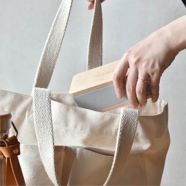 木製 Bluetooth モバイル・スピーカー Hacoa 白 北欧雑貨