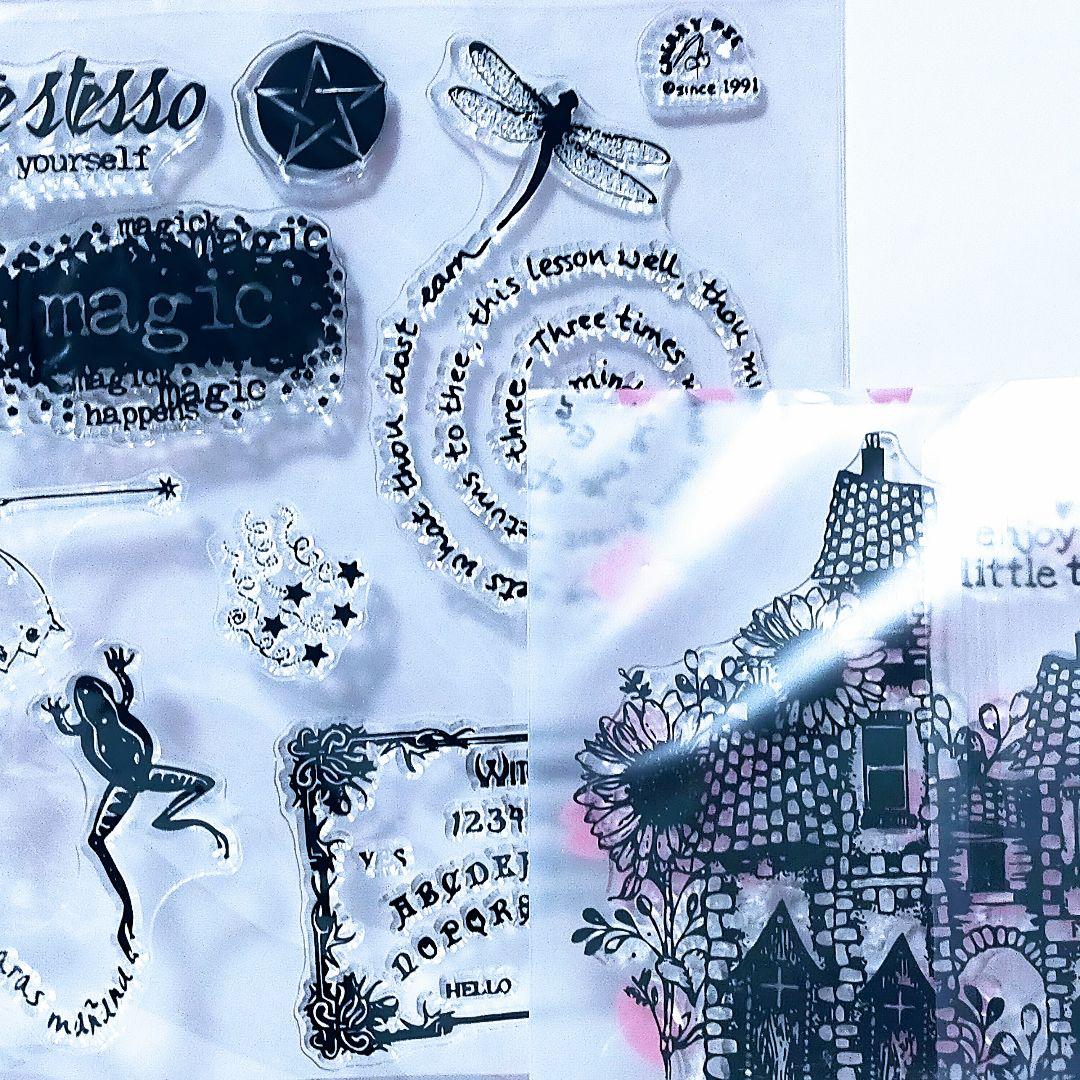 (420)【海外製 】クリアスタンプ おすすめ2枚セット〜妖精セット〜