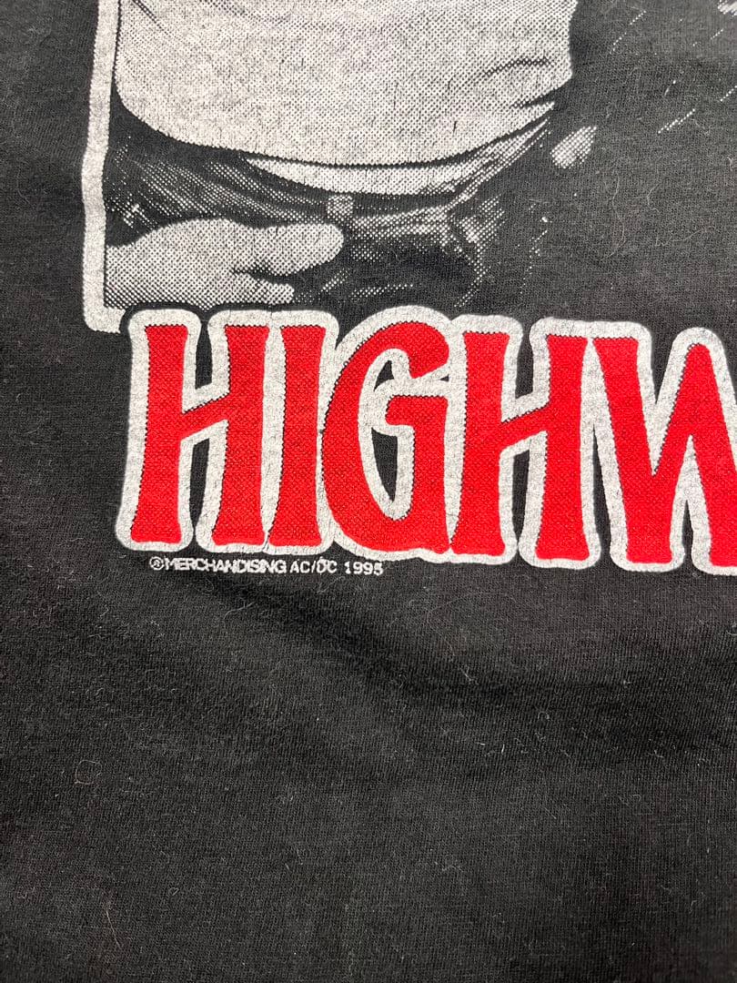 AC/DC ハイウェイ・トゥ・ヘル 1979ツアーロンT ブラックフェード　XL