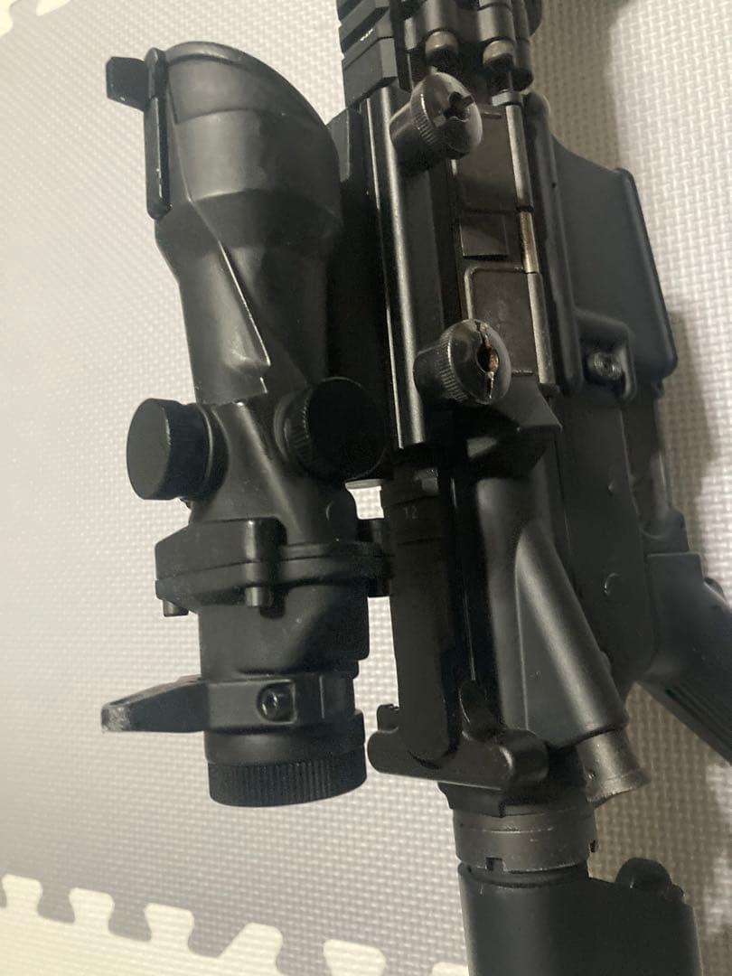 【かっちゃん】AR-15スタイル エアガン 黒　M4 次世代電動ガン