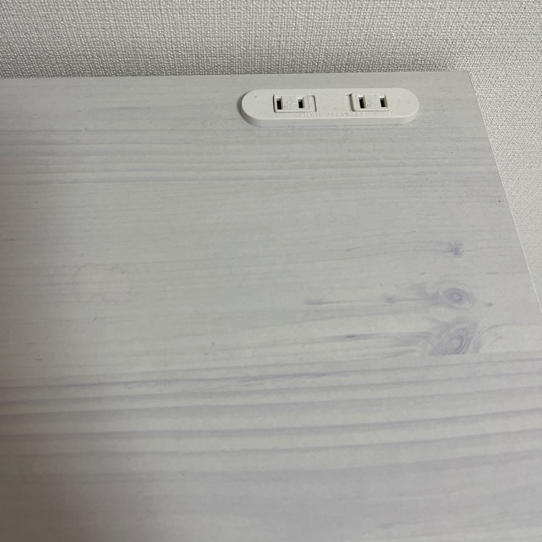 【きらら】ホワイト木製ドレッサー・ミラー