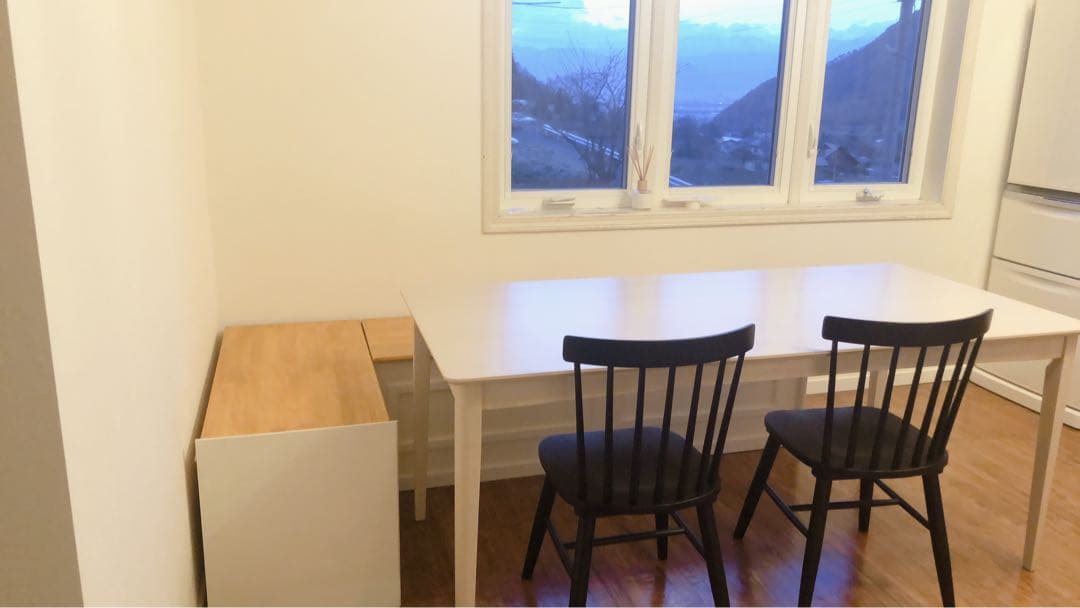 コーナー型収納ベンチ ホワイト（直接引き渡し）