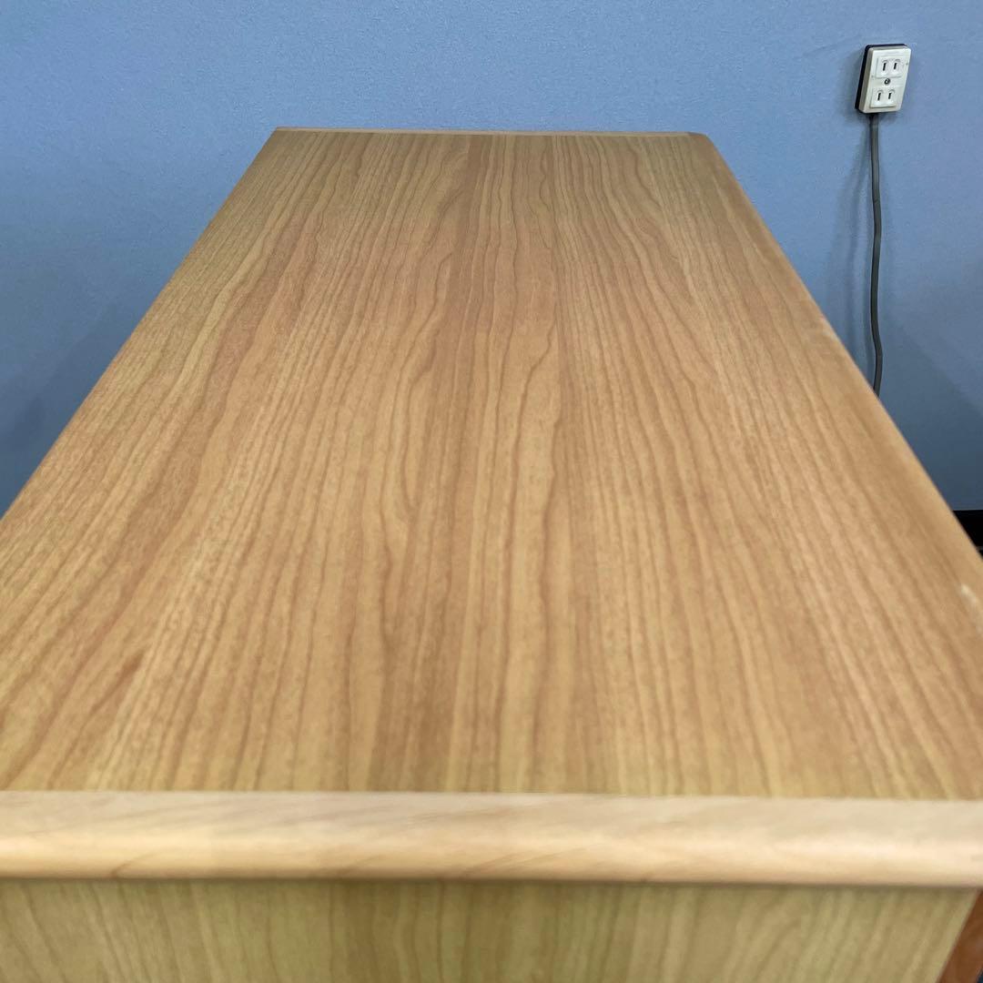 【美品】木製キャビネット ナチュラル 幅70cm サイドボード　北欧風　家具