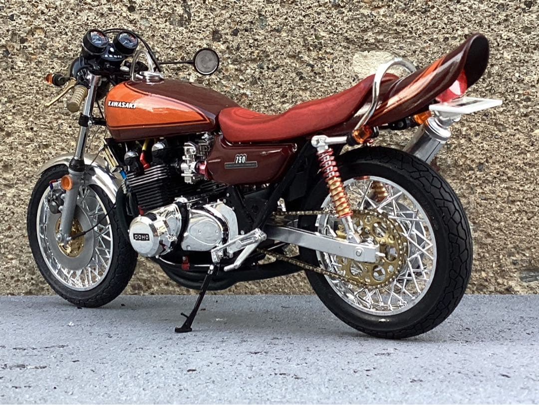 バイクプラモデル　族車　アオシマ1/12 750RS ZⅡ (ジャンク品)
