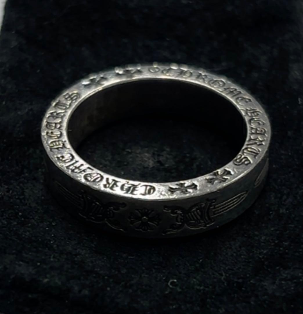 クロムハーツ　925シルバーリング　スペーサーダガーリング　22号程度