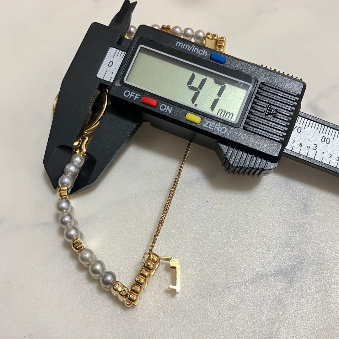 【稼動品】CAMELLIA カメリア レディース パールウォッチ　あこや真珠