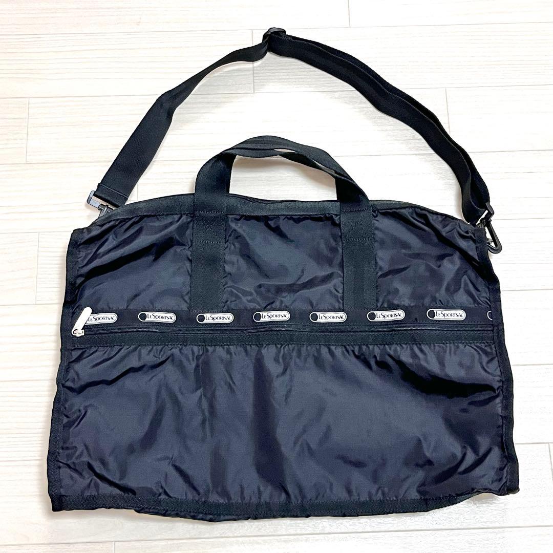 美品　レスポートサック　ショルダーバック　旅行バック　黒　シンプル