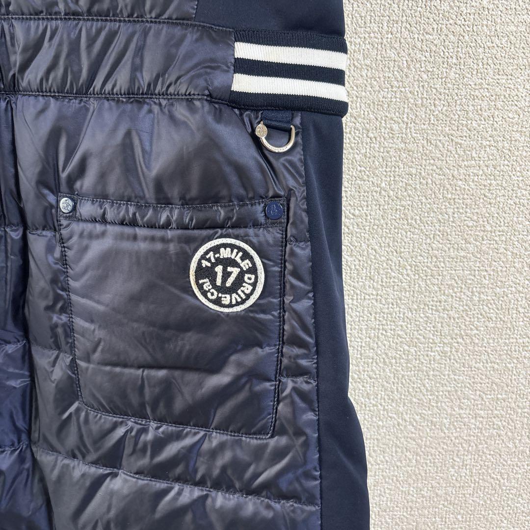 Munsingwear ダウン　ノースリーブワンピース ゴルフウェア　ネイビー