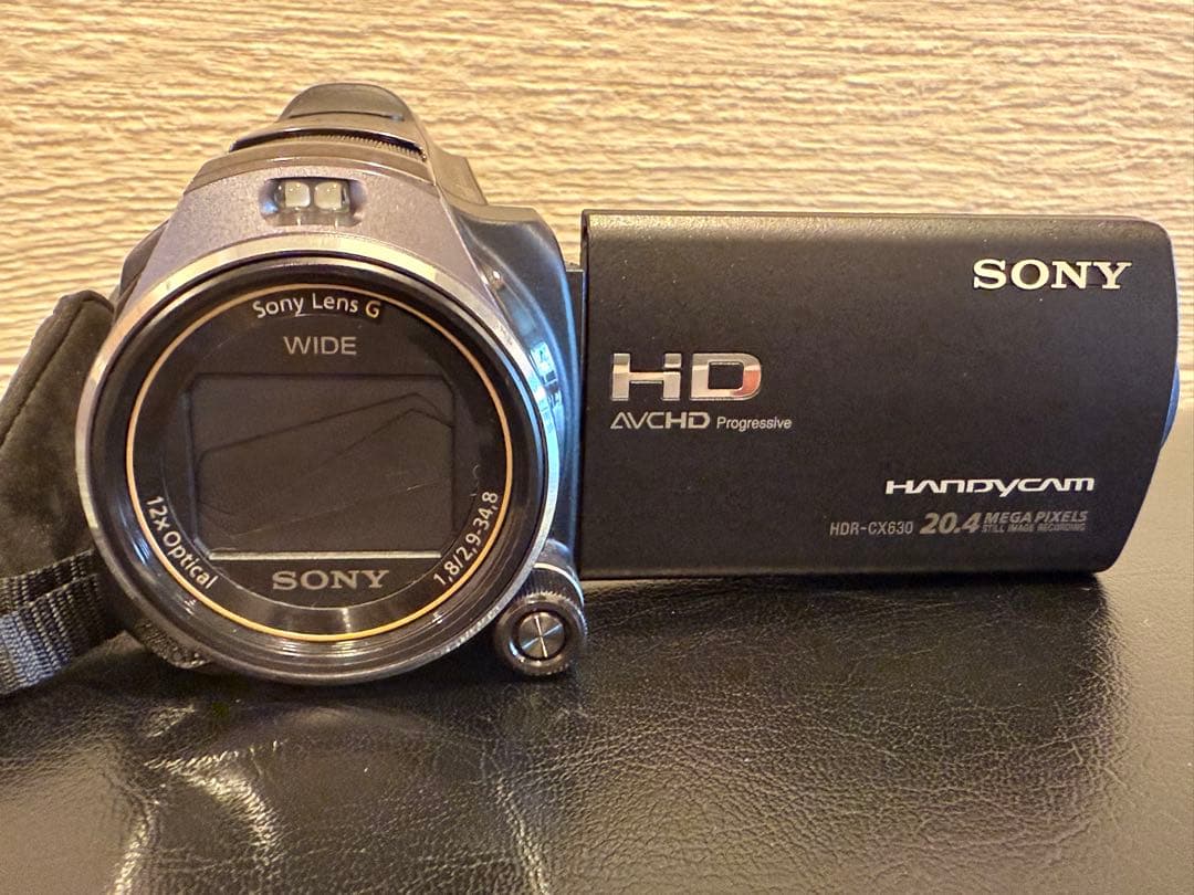SONY ハンディカム　HDR-CX630V 純正ケース予備バッテリー付
