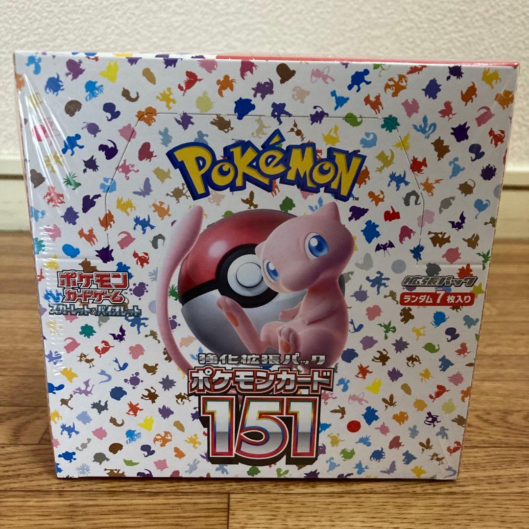 ポケモンカード151box 未開封　シュリンク付き