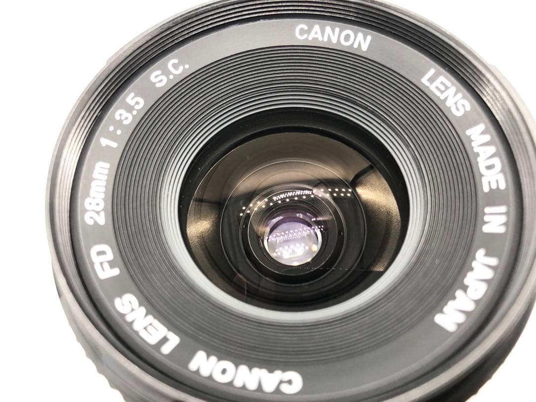 【完動品】Canon AE-1 + FD 28mm f3.5 S.C 動作確認済