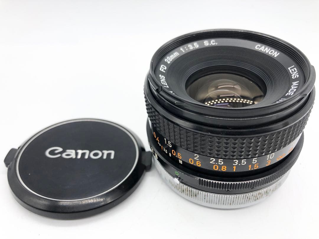 【完動品】Canon AE-1 + FD 28mm f3.5 S.C 動作確認済
