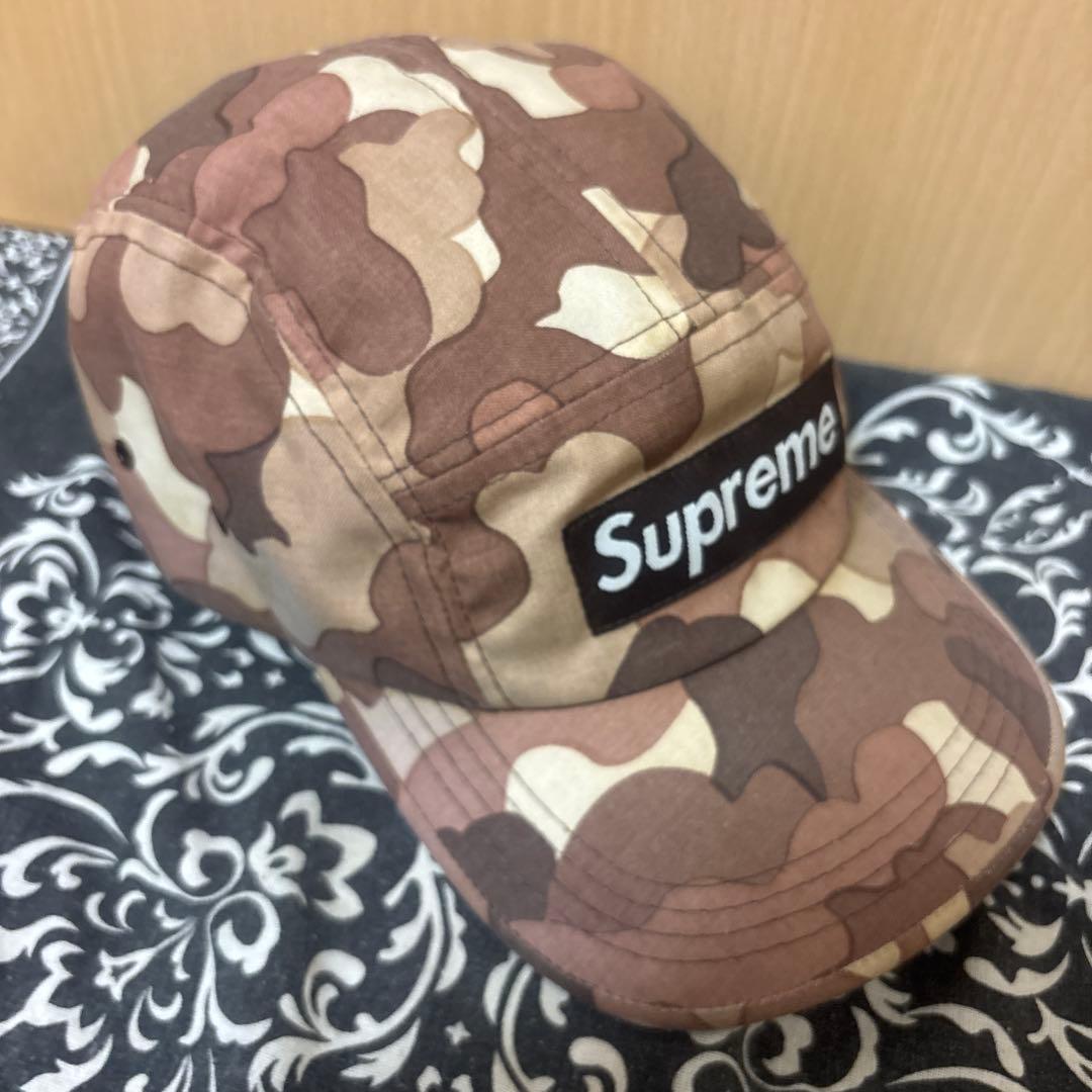 Supreme 迷彩キャップ 調整可能