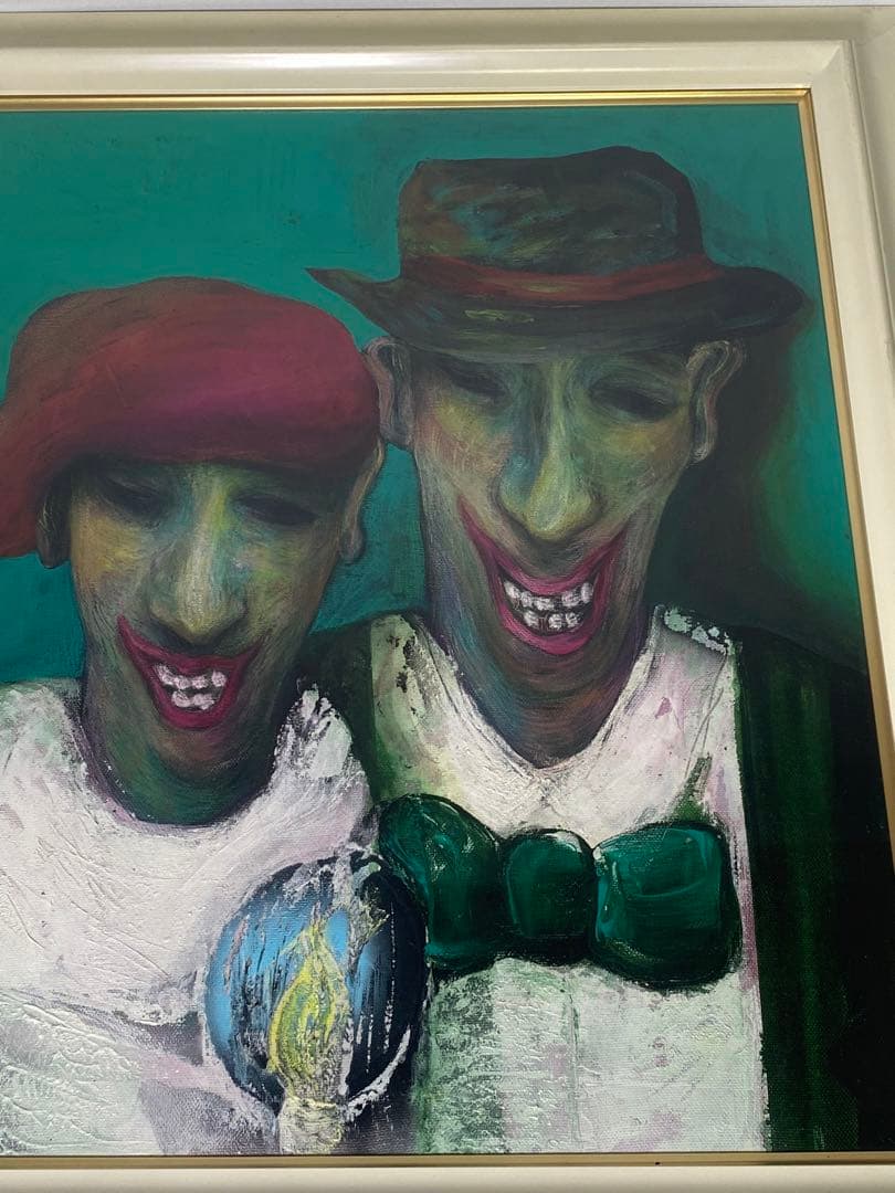 2076❣️ タイトル　(tribe) 油絵