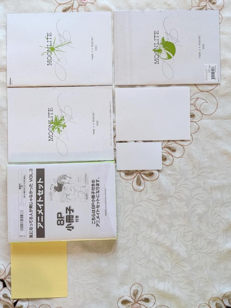 全巻初版 気になってる人が男じゃなかった1～3巻 小冊子グッズ特典セット