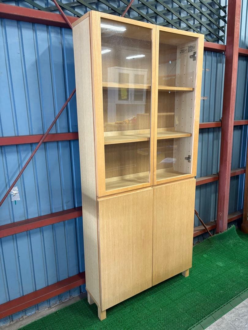 無印良品/良品計画　組み合わせてつかえる木製収納シェルフ　キャビネット　奥行23