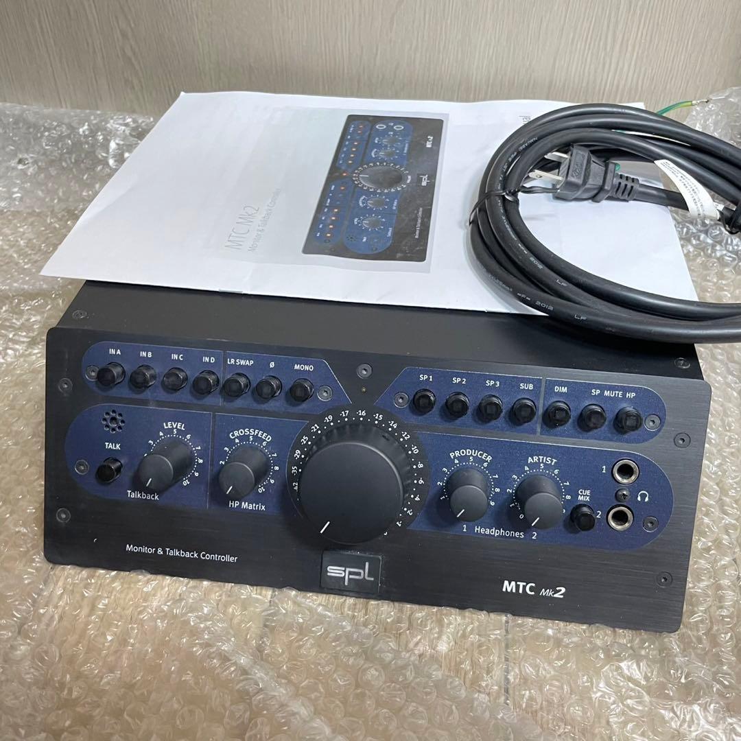 美品】 SPL MTC MK2 モニターコントローラートークバックコントローラー