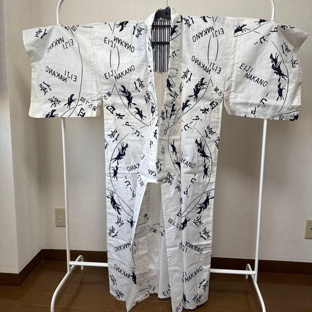 競馬　馬名前入り　第57回日本ダービー　文字プリント 浴衣2枚セット