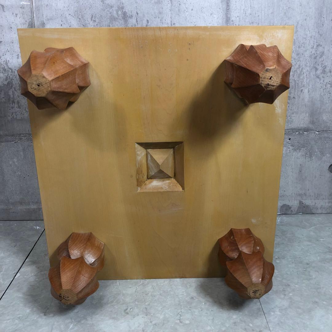 囲碁セット　足付碁盤　へそ有　木裏　特大碁笥　桐箱　蛤碁石　35号　桐箱