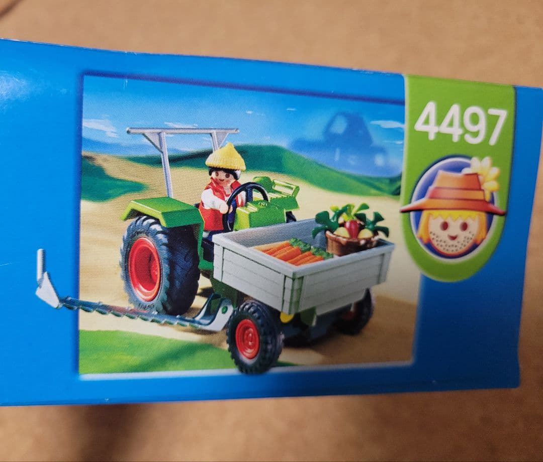 プレイモービル のりもの 農家のトラクター 4497