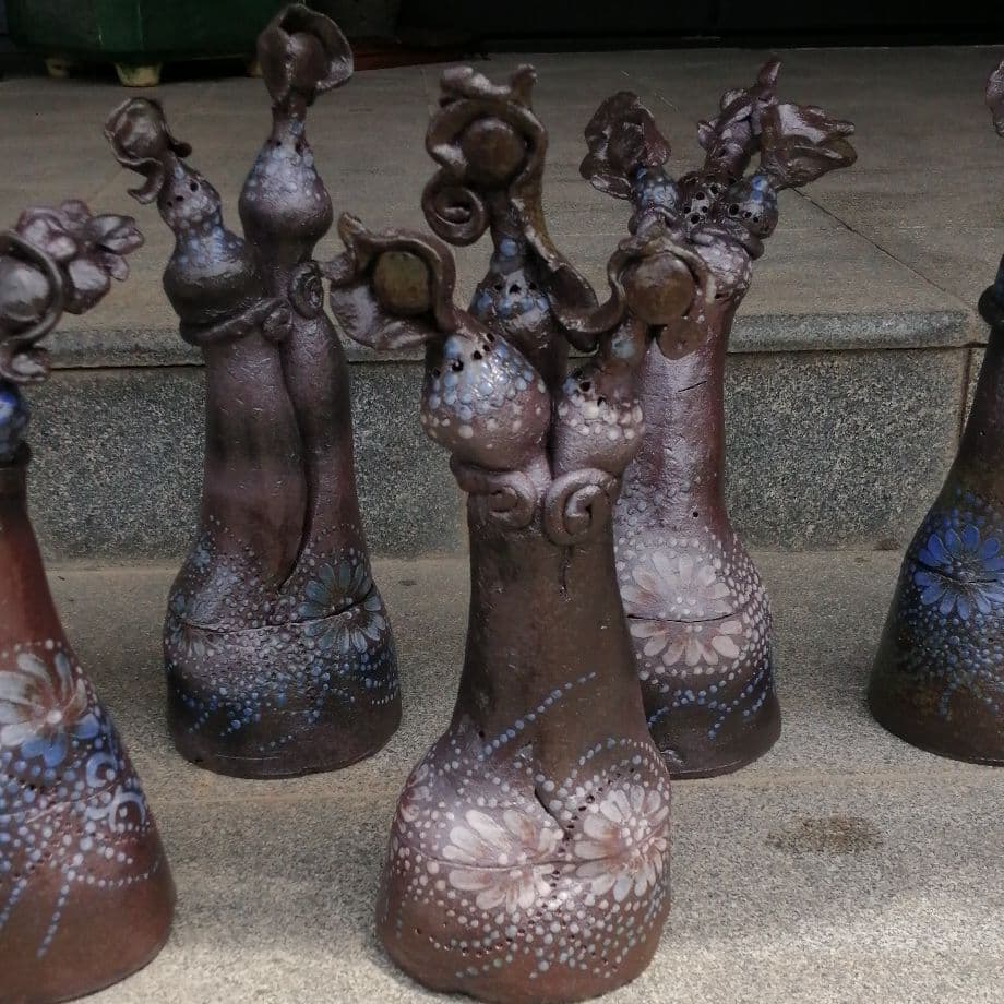 作家物　陶器オブジェ　7つセット