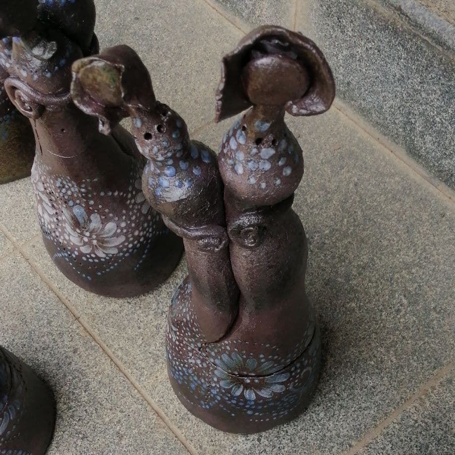 作家物　陶器オブジェ　7つセット