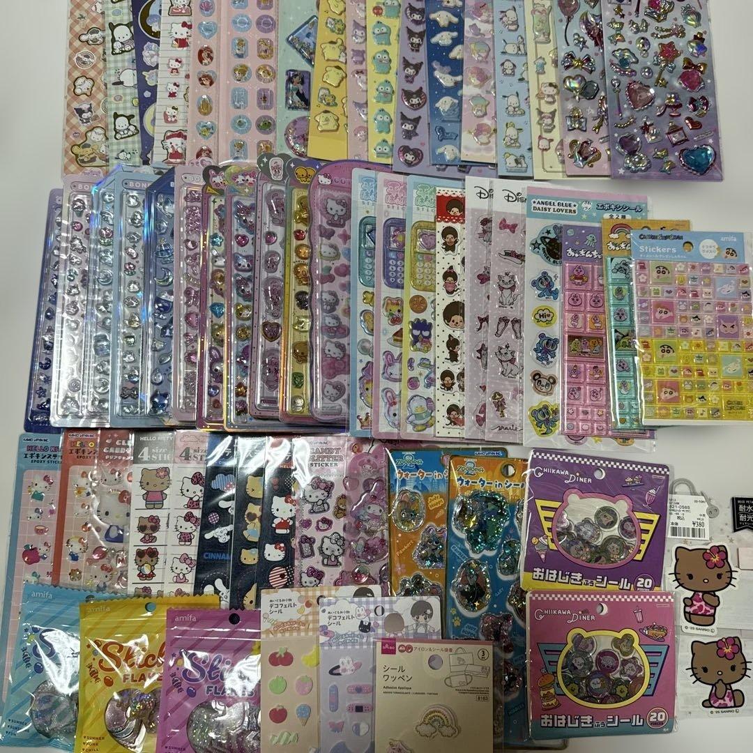 (64)ボンボンドロップシール　うるちゅるポップシール　60枚