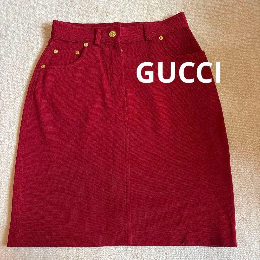 GUCCI スカート　膝丈