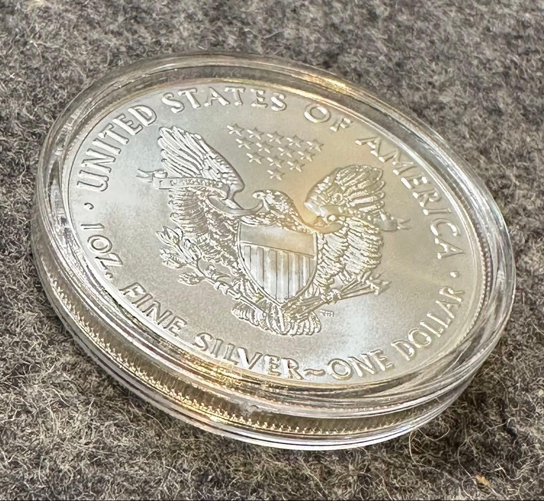 【はなちゃん】2020年【イーグル・ウォーキングリバティ】 純銀５枚セット