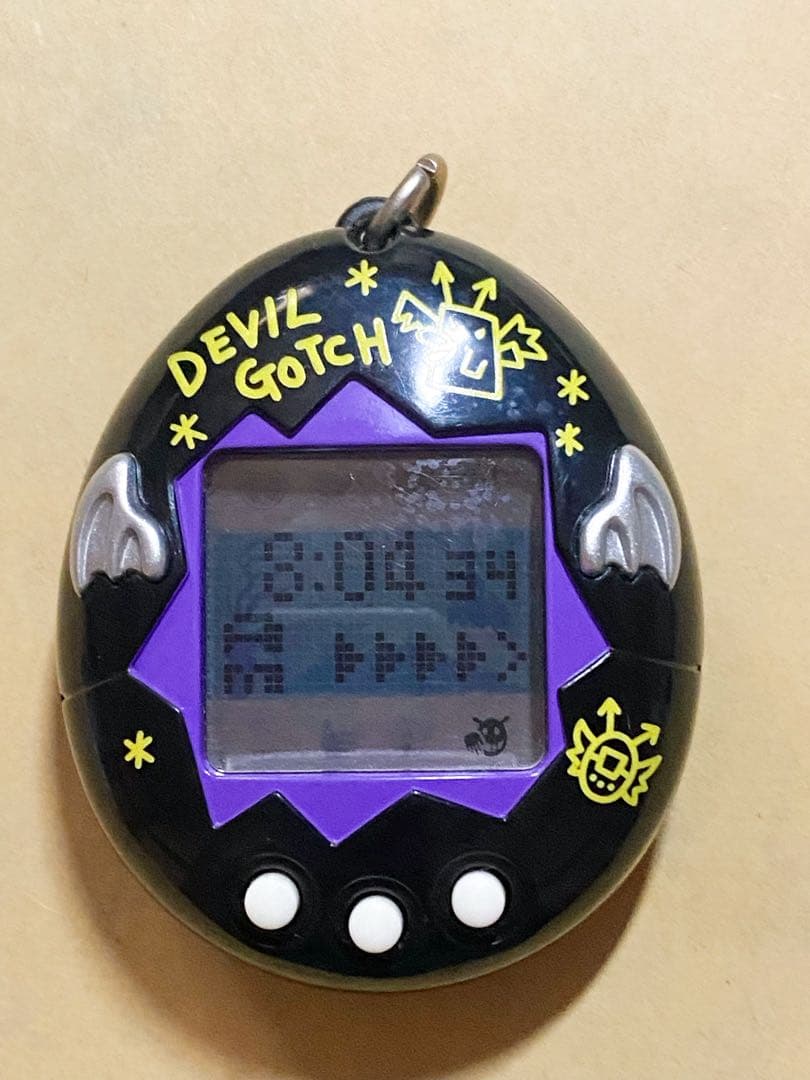 ( ・ᴗ・ )⃕↝【超希少レア当時物】デビルっちのたまごっち黒紫