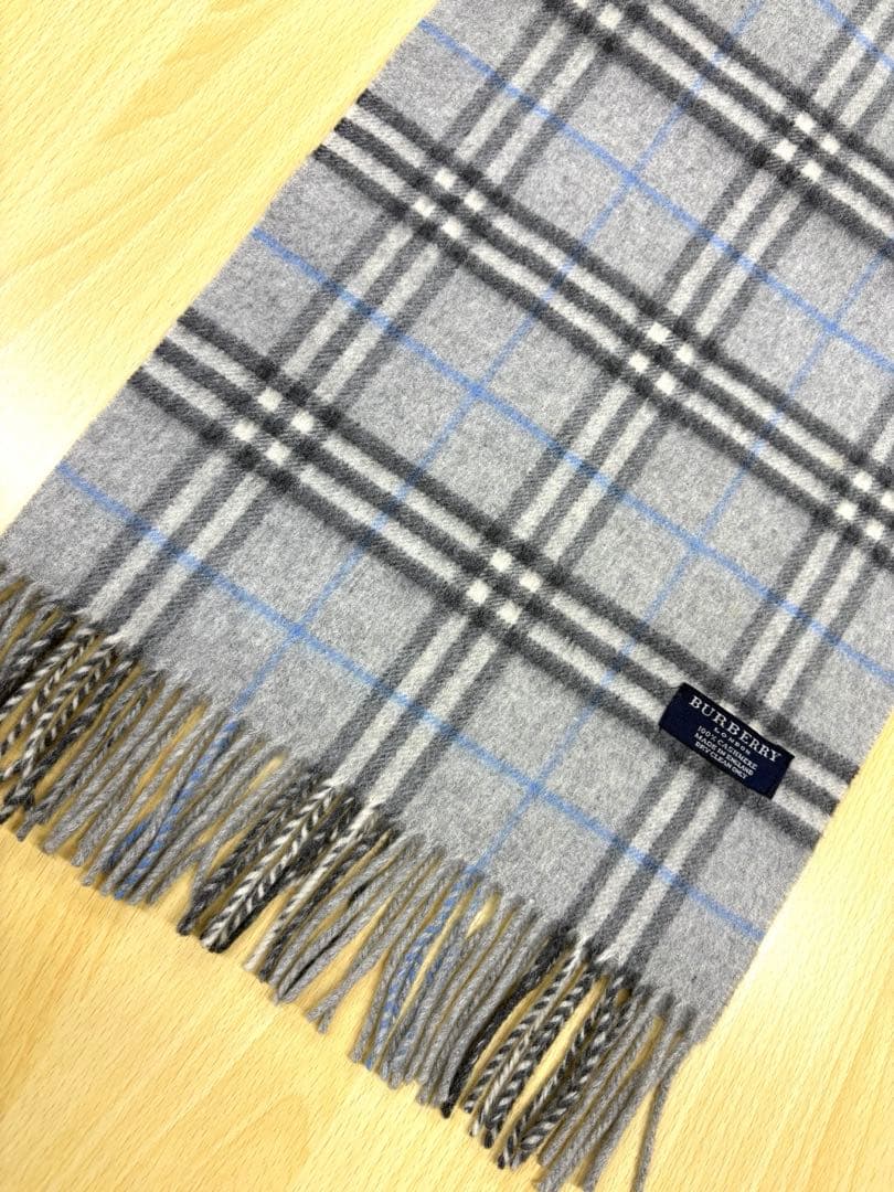 レア美品✨️BURBERRY バーバリー カシミア 100% ノバチェック 英国製