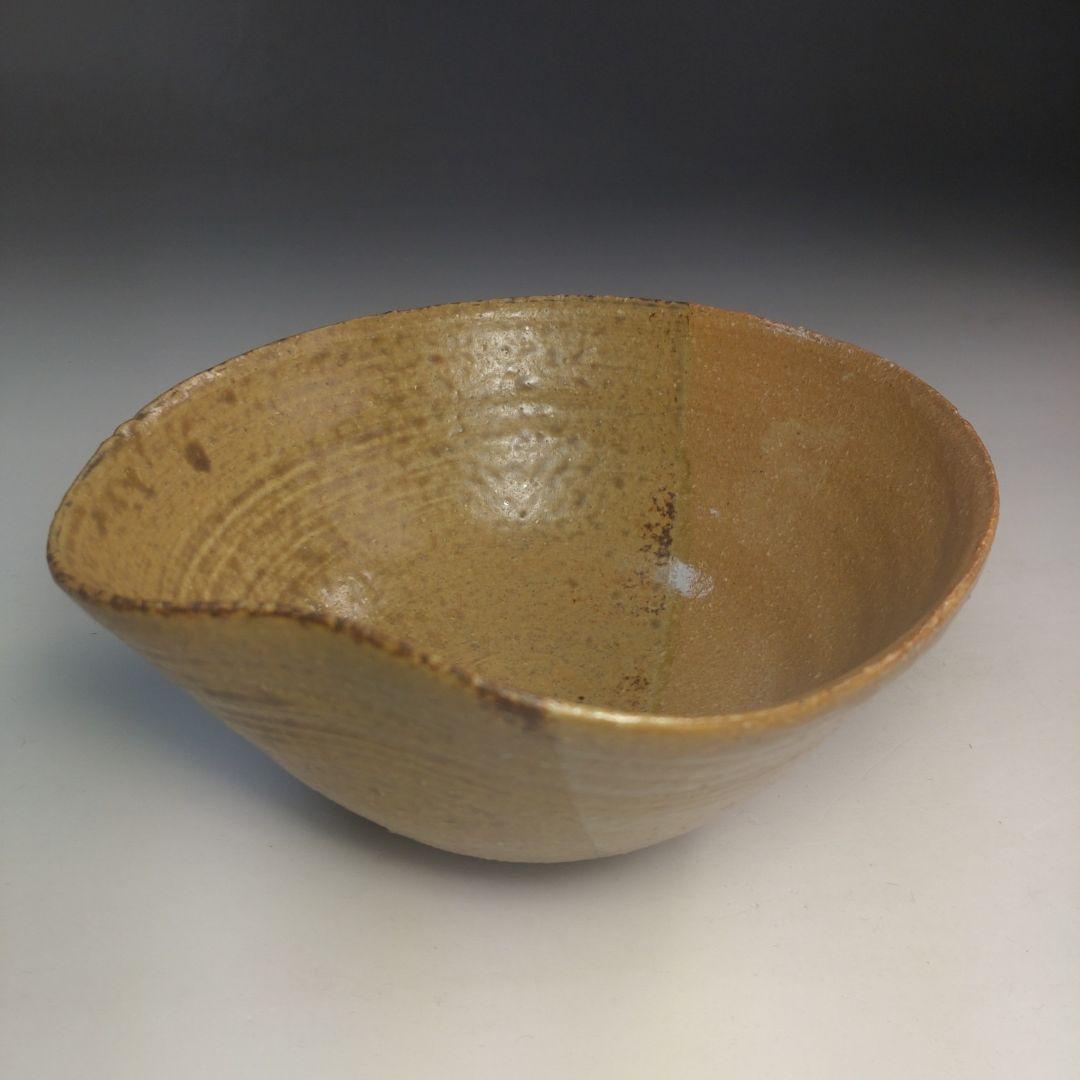 イ283 茶碗『菁光窯 利岡清光』『伊羅保茶碗　共箱』抹茶碗　茶道具