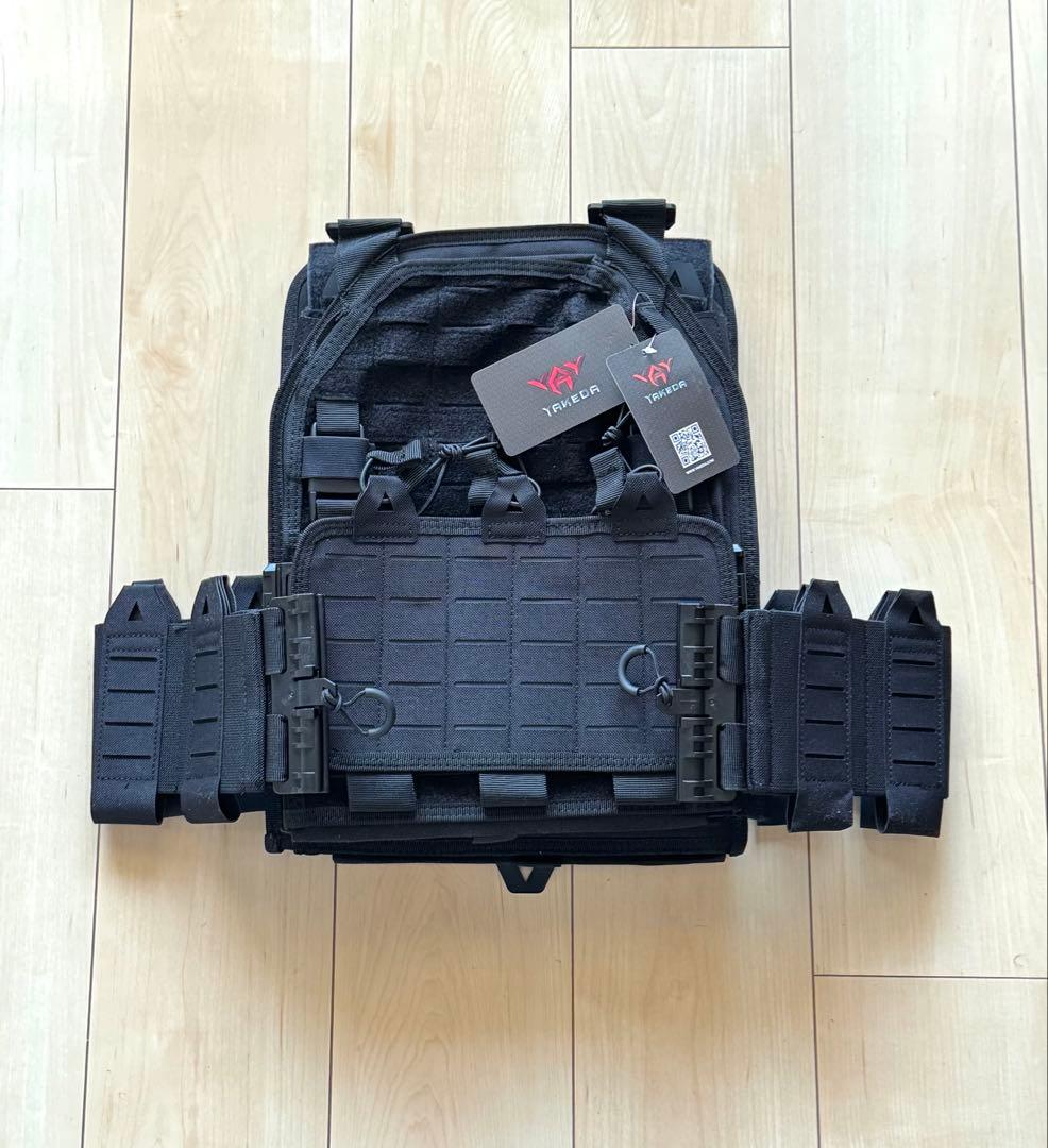 YAKEDA プレートキャリア クイックリリース EVAプレート2枚付属