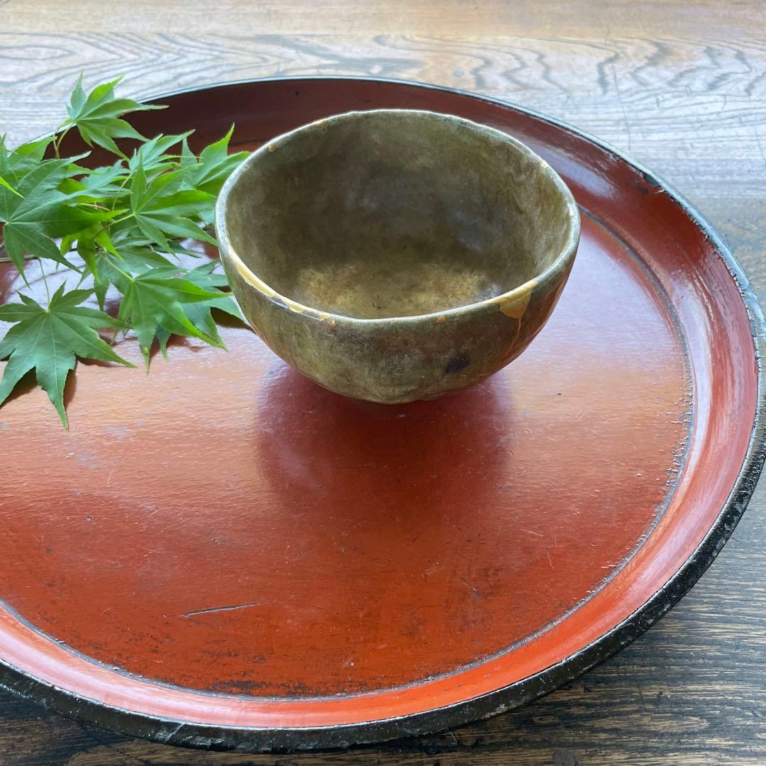 Mさま専用ページ＊飴釉窯変辰砂　茶碗　金継　抹茶茶碗　時代物＊