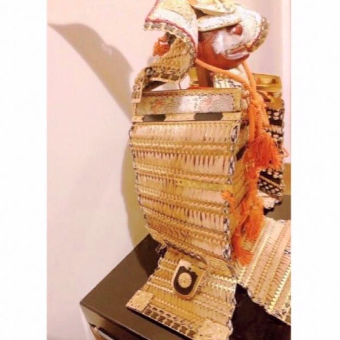 SALE！！アンティーク 上原 玉鳳作 大鎧 正絹 1970年代 鎧飾り 鎧